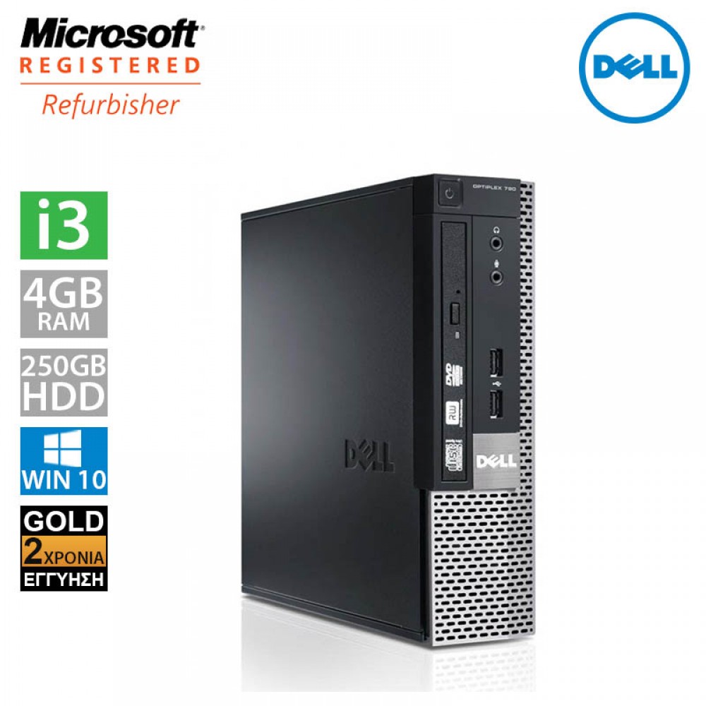 Dell Optiplex 790 USFF (i3 2100/4GB/250GB HDD)