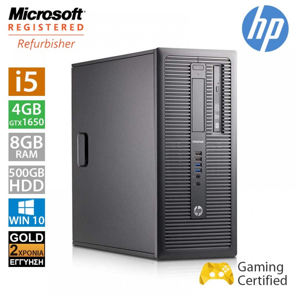 Hp EliteDesk 800 G1 Tower (i5 4570/8GB/500GB HDD/GTX 1650 4GB)