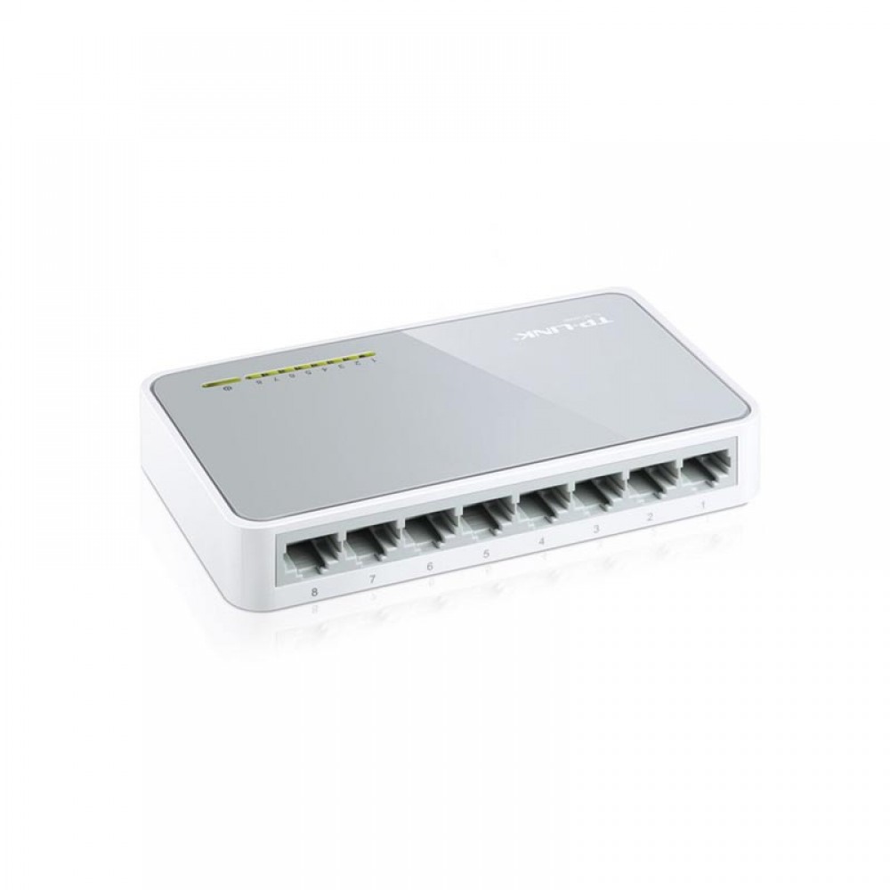 TP-LINK Desktop Switch TL-SF1008D, 8-port 10/100Mbps, Ver. 9.0