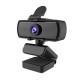 Web Camera 2K HD 1440P Με Ενσωματωμένο Μικρόφωνο Black