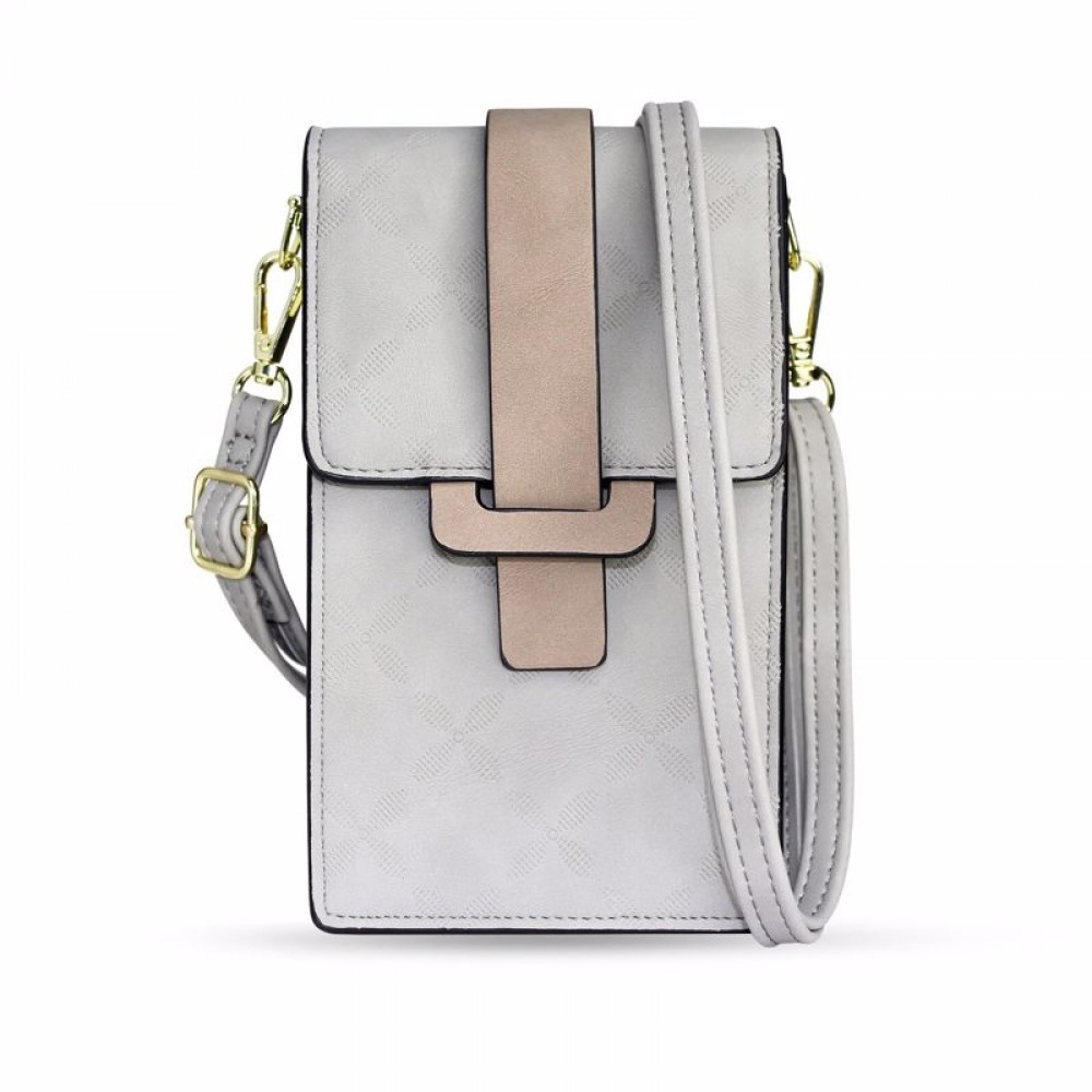 Fancy Bag Handmade Τσαντάκι Ώμου (gray)