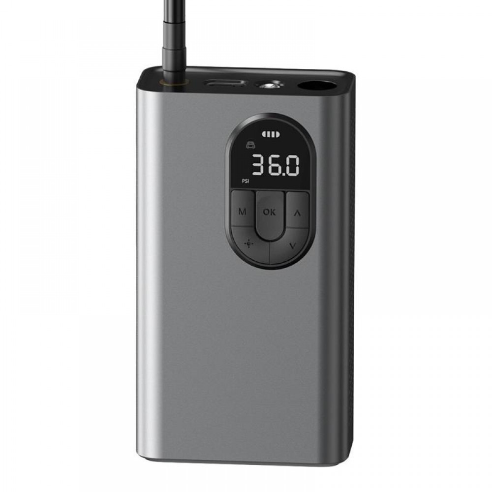 Baseus Mini Επαναφορτιζόμενη Τρόμπα Αυτοκινήτου 150PSI 7500mAh (CRCQB02-0A) grey Baseus Mini Επαναφορτιζόμενη Τρόμπα Αυτοκινήτου 150PSI 7500mAh (CRCQB02-0A) grey