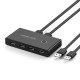 Ugreen 30767 Sharing Switch HUB 4x USB 2.0 Splitter (black)