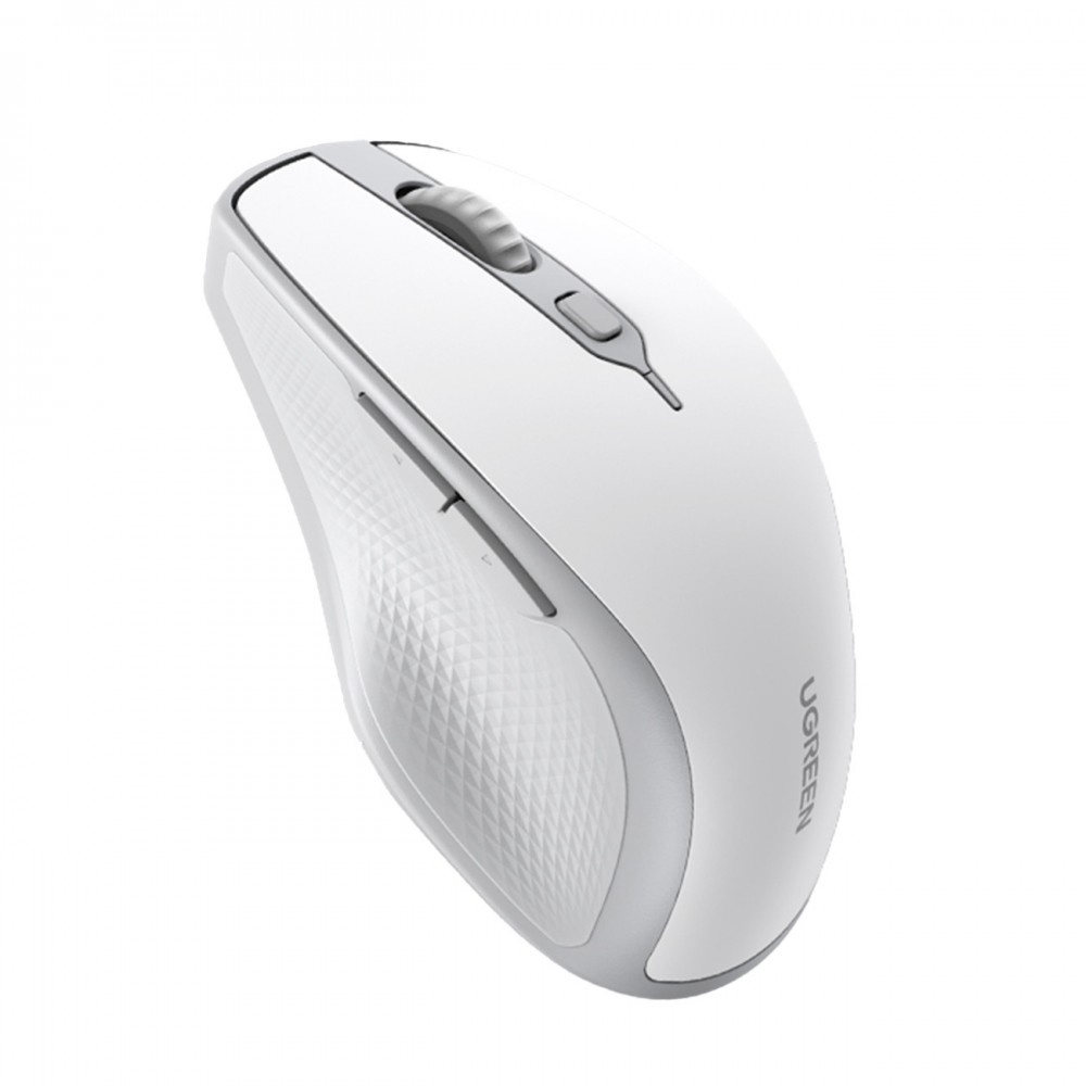 Ugreen Ergonomic Ασύρματο Ποντίκι Bluetooth / 2.4 GHz (MU101) white