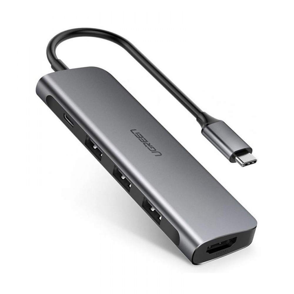 Ugreen HUB Type-C 3.0 PD 3xUSB 3.0 / HDMI (50209) grey