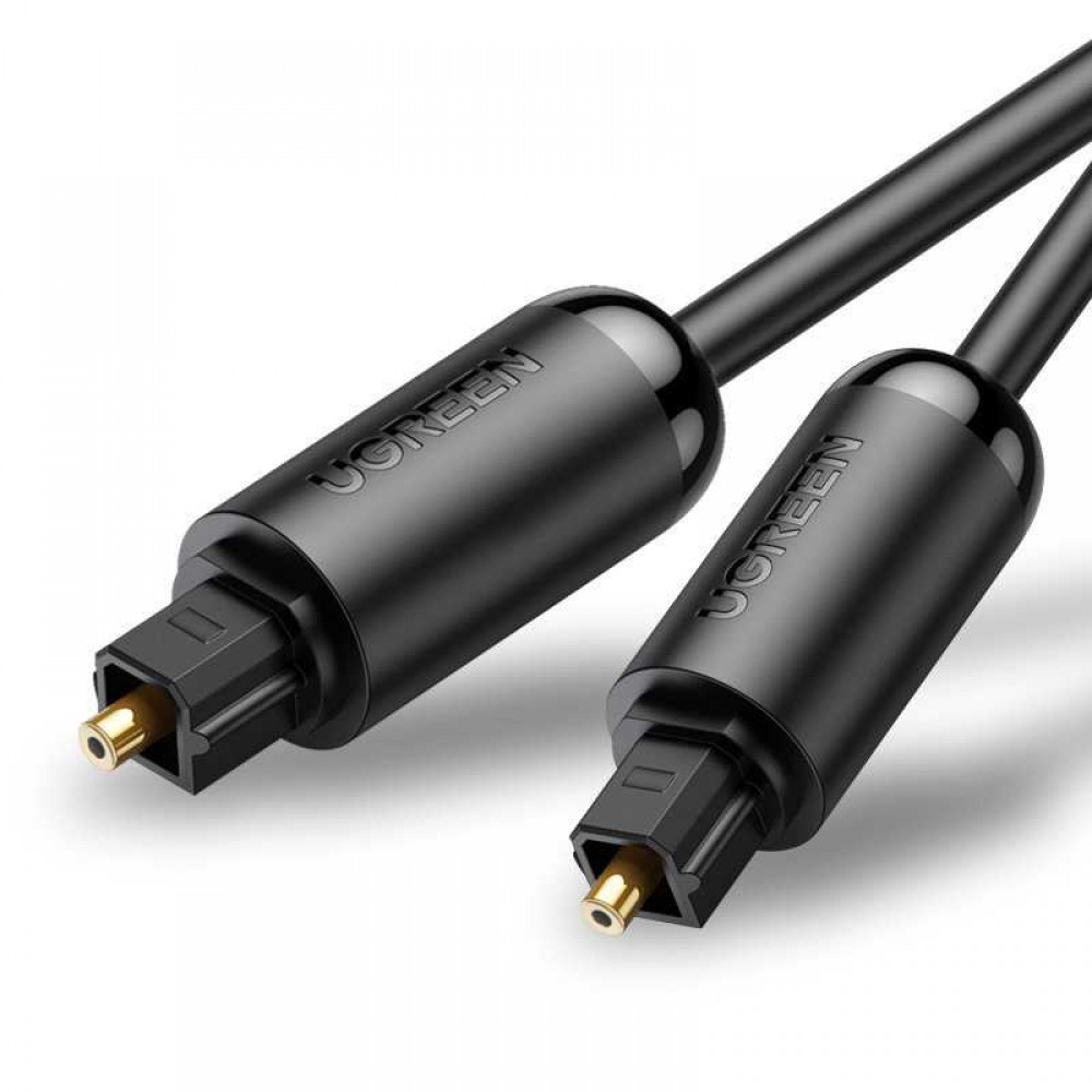 Ugreen Digital Optical Audio Fiber Cable Toslink SPDIF 1.5m (70891) gray