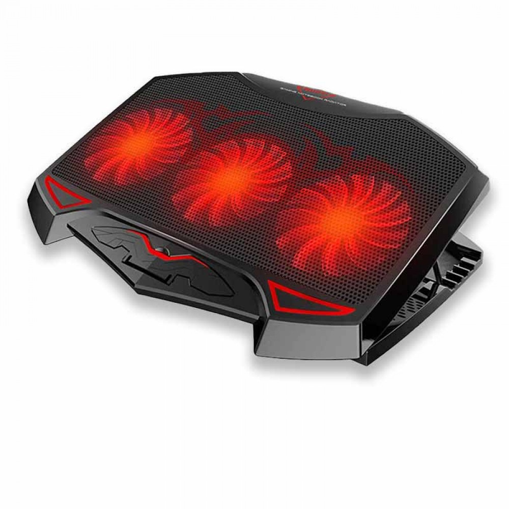 Laptop Cooler Nuoxi NX001 15.6'' USB (black-red)