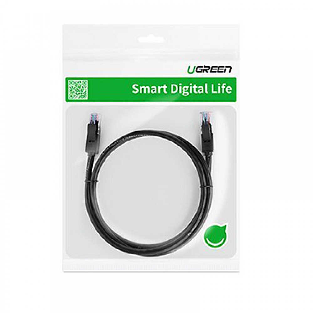 Ugreen Ethernet Cable Cat 6 UTP 1000Mbps 1m (black)