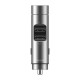 Baseus Energy Column FM Transmitter Βluetooth Car Charger 2x USB QC3.0 3,1A (CCNLZ-0S) silver