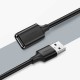 Ugreen Extension Cable Καλώδιο Επέκτασης USB-Α 2.0 0.5m (US103) black