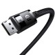 Baseus Bi-directional DisplayPort Cable 8K 60Hz 2m (black) Baseus Bi-directional DisplayPort Cable 8K 60Hz 2m (black)