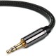Wozinsky Audio Angled Cable (Male-Male) AUX Jack 3.5mm 3m (WACSAB) black