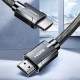 Ugreen HDMI 2.1 Cable 8K 60 Hz / 4K 120 Hz 48 Gbps HDR VRR QMS ALLM eARC QFT 2m (HD135 70321) gray
