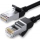 Ugreen Flat Ethernet Cable RJ45 Cat 6 UTP 1000Mbps 0.5m (50183) black