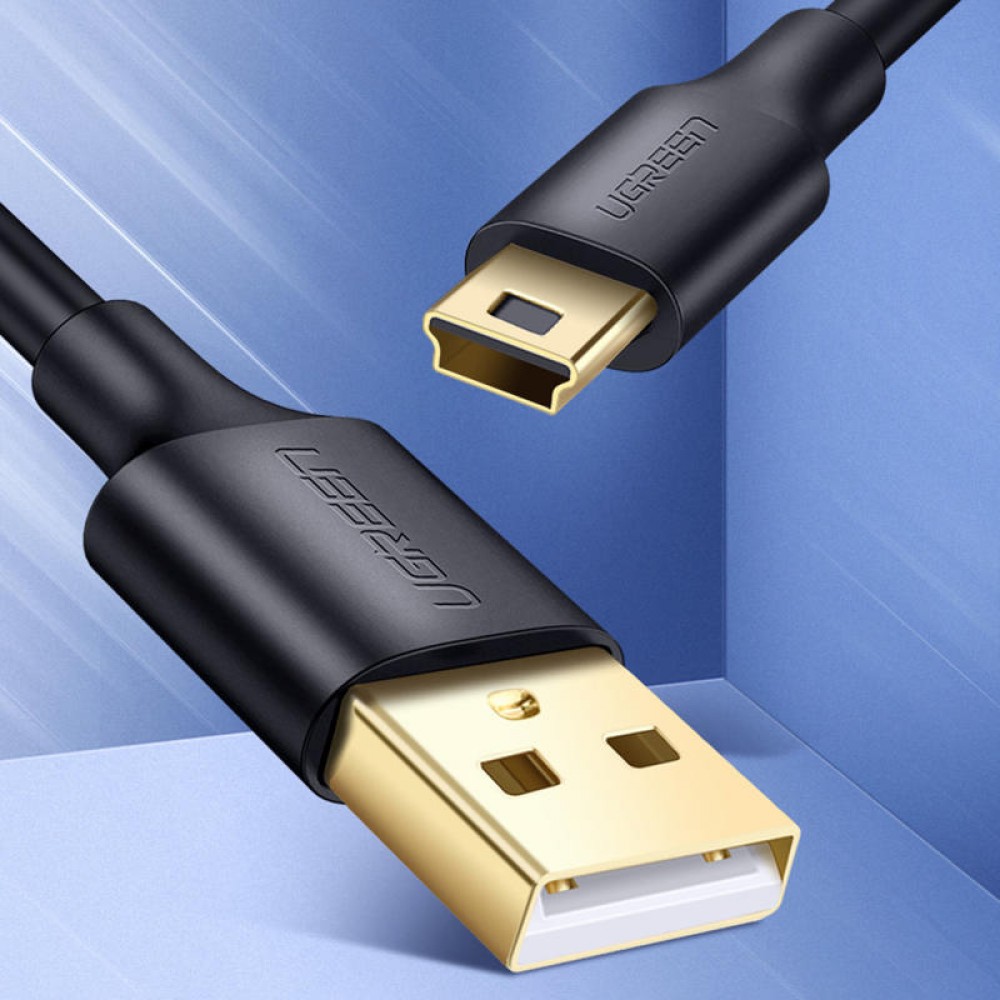 Ugreen Cable USB / Mini USB 480 Mbps 0.50m (US132-10354) black