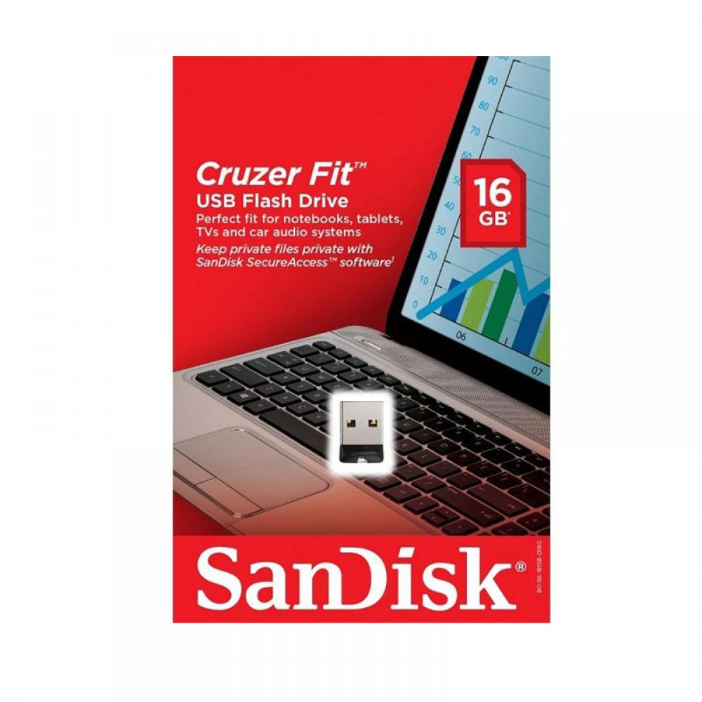 SanDisk Cruzer Fit Pendrive 16GB USB 2.0