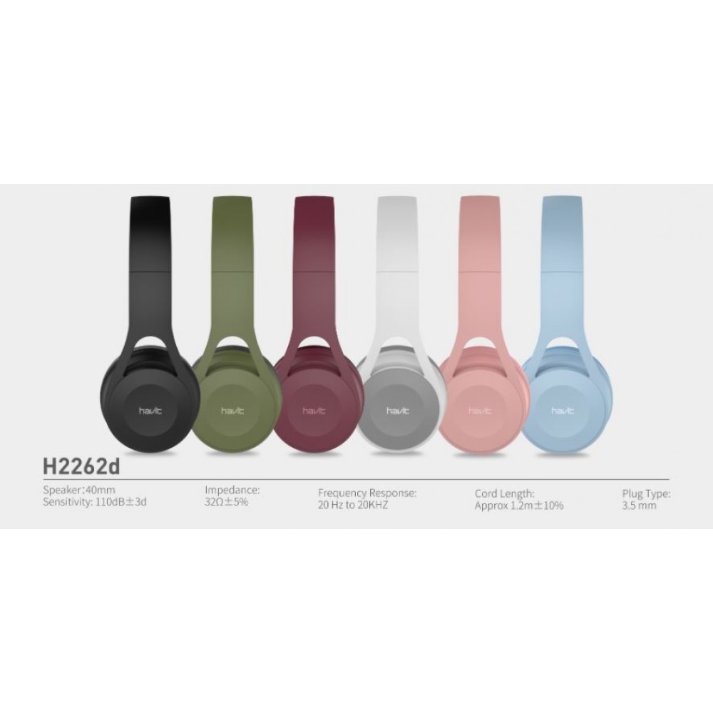 Καλωδιακά Ακουστικά - Havit H2262D (Pink)