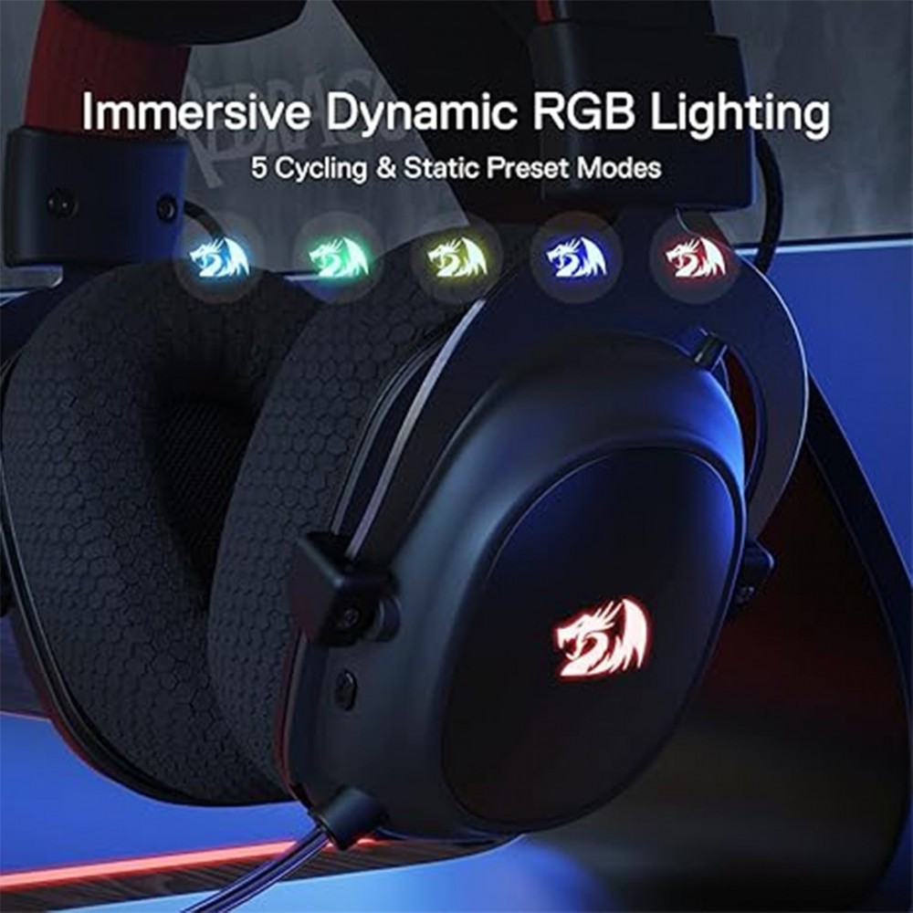 Gaming Ακουστικά - Redragon H510RGB-PRO Zeus Pro