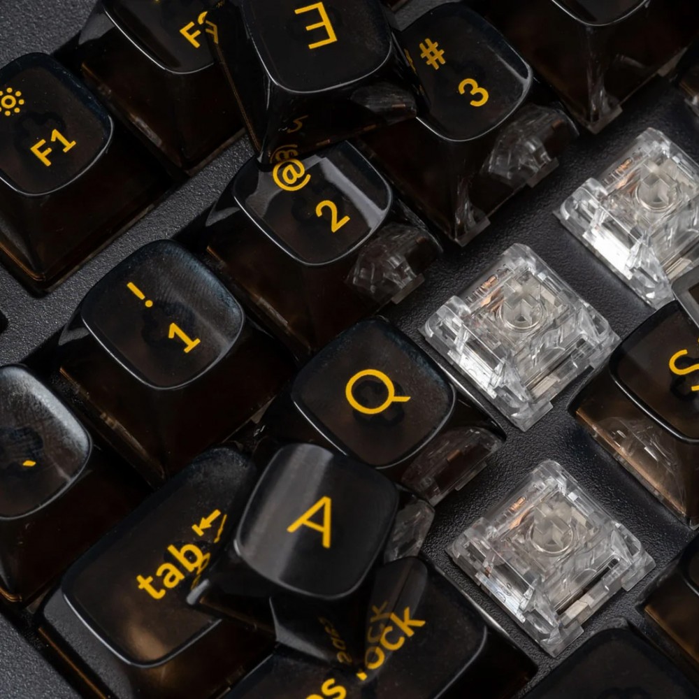 Gaming Αξεσουάρ - Redragon A138 Transparent Black keycaps
