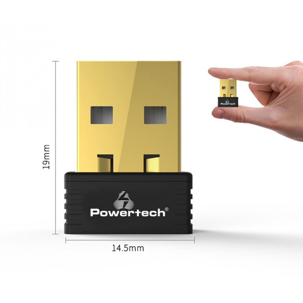 PT Wireless USB nano adapter, 150Mbps, 2.4GHz, MT7601