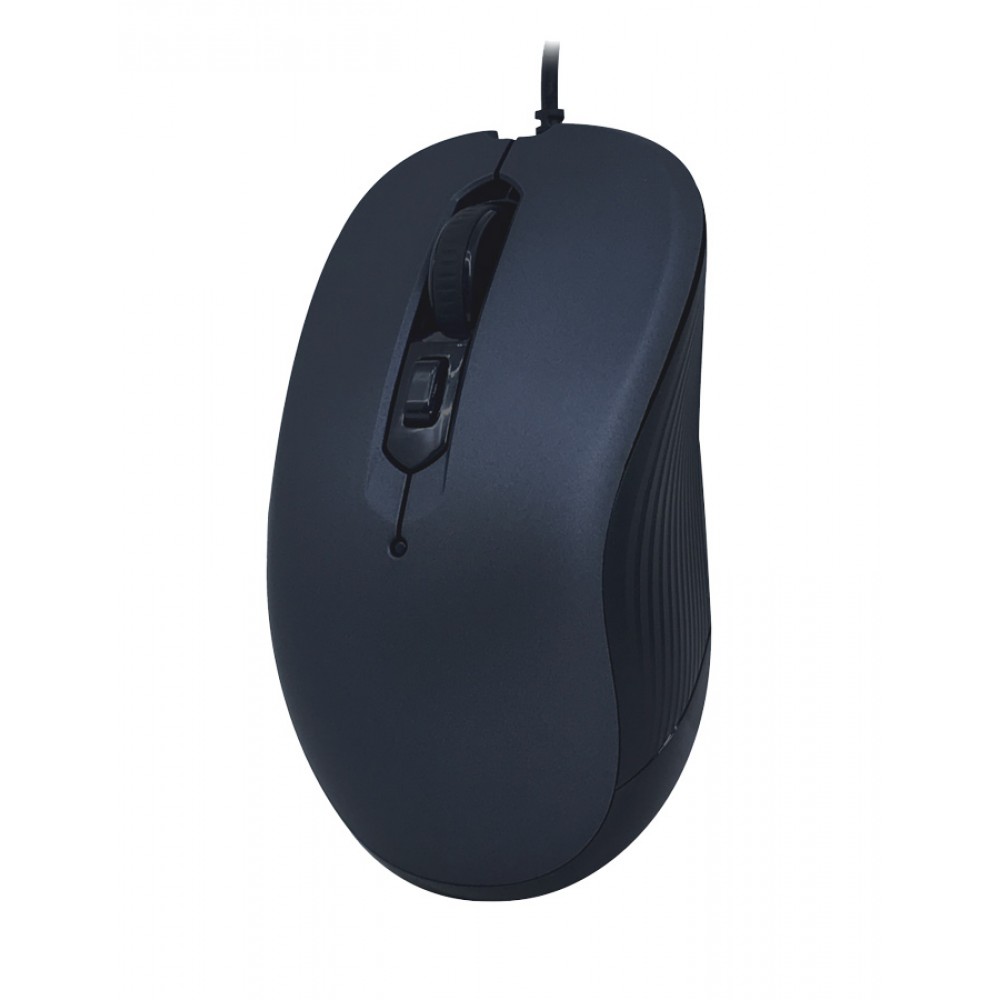 POWERTECH Ενσύρματο ποντίκι, Οπτικό, 3200DPI, USB, 5 πλήκτρα, μαύρο