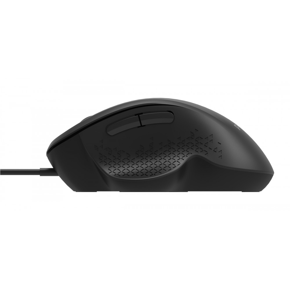PHILIPS ενσύρματο ποντίκι SPK7444, 3200DPI, USB, 6 πλήκτρα, μαύρο