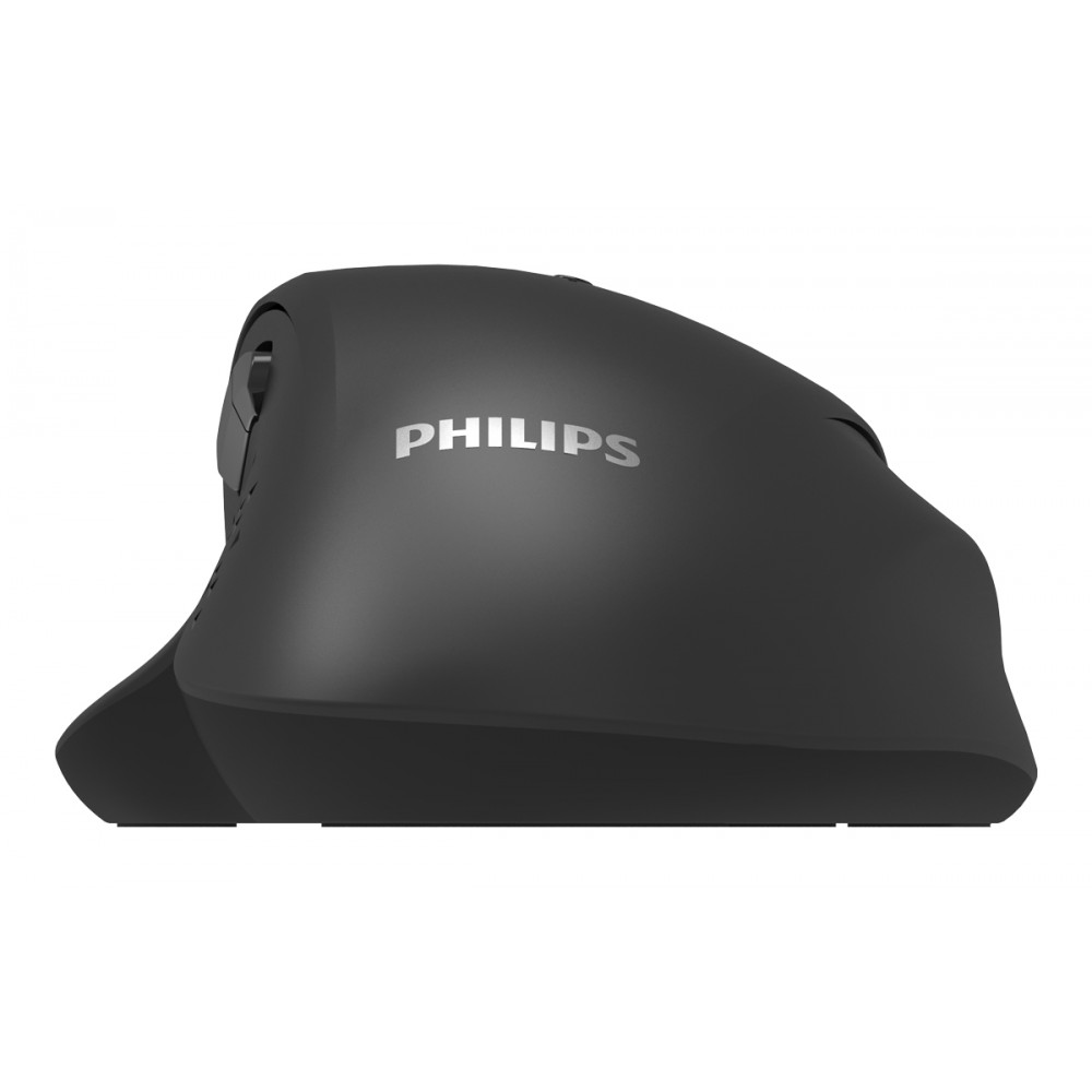 PHILIPS ενσύρματο ποντίκι SPK7444, 3200DPI, USB, 6 πλήκτρα, μαύρο